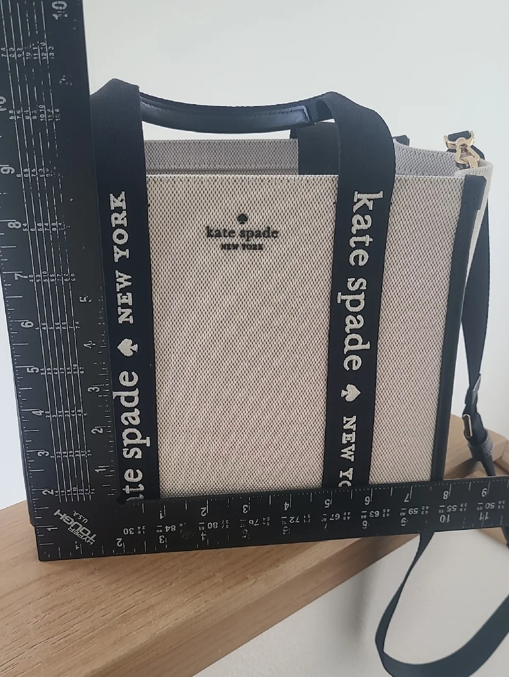 Kate Spade Black and Tan Tote Bag